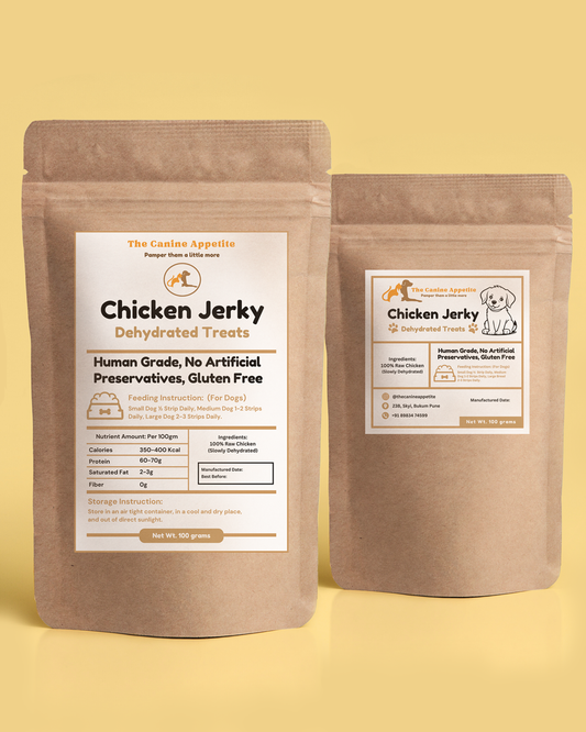 Dehydrated Chicken Jerky for Dogs